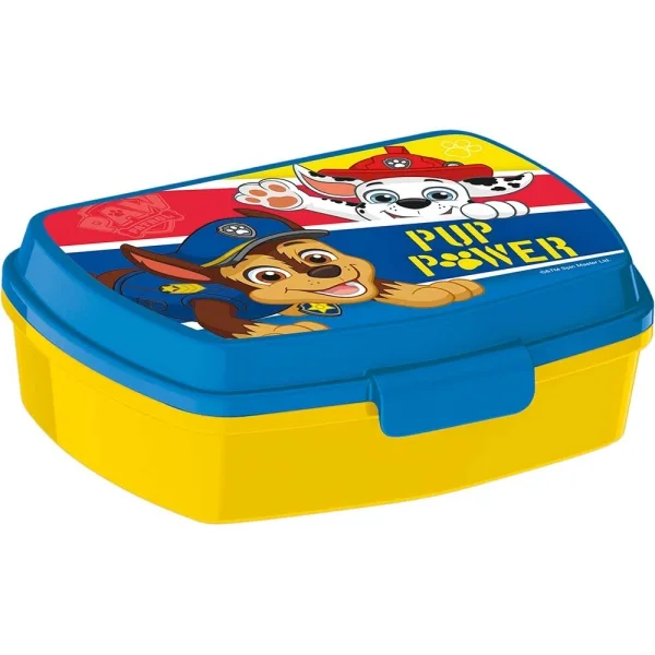 Safta Paw Patrol Pups Rule Sandwichera - PVC sin BPA - Rectangular - Color Azul
