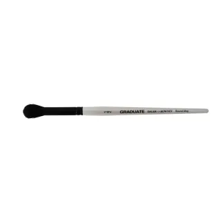 Daler Rowney Graduate Pincel Acuarela - Pelo de Cabra Natural - Mango Corto - Redondo Montado Sobre Punta 1/2" · Pack de 3 uds.