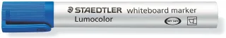 Staedtler Lumocolor 351 Marcador para Pizarra Blanca - Punta Biselada 2 - 5mm Aprox - Secado Rapido - Color Azul · Pack de 10 uds.