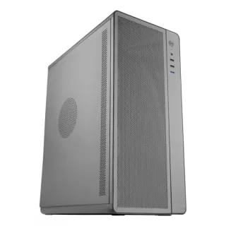 Tacens Aero Caja Semitorre ATX - Ventilador Ultrasilencioso de 120mm - Panel Frontal y Lateral de Malla - Estructura Metalica - Puerto de Audio/USB-A - 414x342x186mm - Color Negro