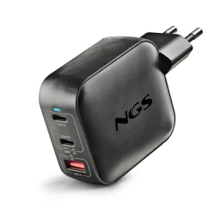 NGS CARGADOR GAN PARED ULTRARAPIDO 100W 3 P