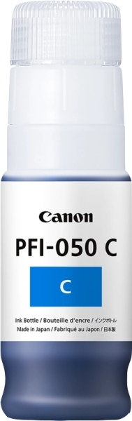 Canon PFI050 Cyan Botella de Tinta Original - 5699C001/PFI-050C