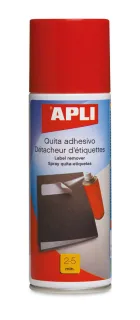 Apli Spray Quita Adhesivo 200ml - Elimina Facilmente Residuos de Adhesivo y Pegamento en Madera, Ceramica, Cristal, Metal y Plastico