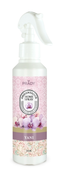 Prady Ambientador Home Spray Yani - Frasco de 220 ml - Spray Pulverizador