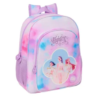 Safta K-Pop Demon Hunters Artist Mochila - 15L - Adaptable a Carro - Bolsillo Frontal - Portabotellas - Cremallera con Doble Tirador - Asa - Hombreras y Espalda Acolchada - 32x38x12cm - Mult