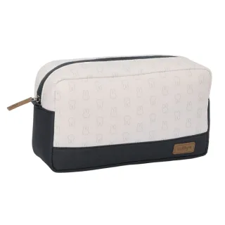 Safta Miffy Mum Moon Neceser de 4.05L - Compartimento con Cremallera - Material Reciclable - Repele el Agua - 280x90x160mm - Color Blanco y Negro
