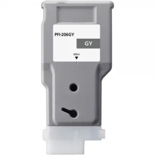 Canon PFI206 Gris Cartucho de Tinta Pigmentada Generico - Reemplaza 5312B001/PFI-206GY
