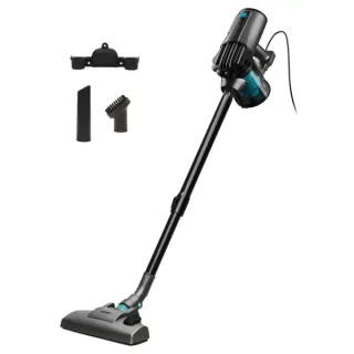 Cecotec Conga Thunderbrush 560 Aspirador de Escoba Vertical - Potencia 600W - Deposito de 500ml - Incluye Accesorios - Ideal para Mascotas - Radio de Accion hasta 6m - Color Negro