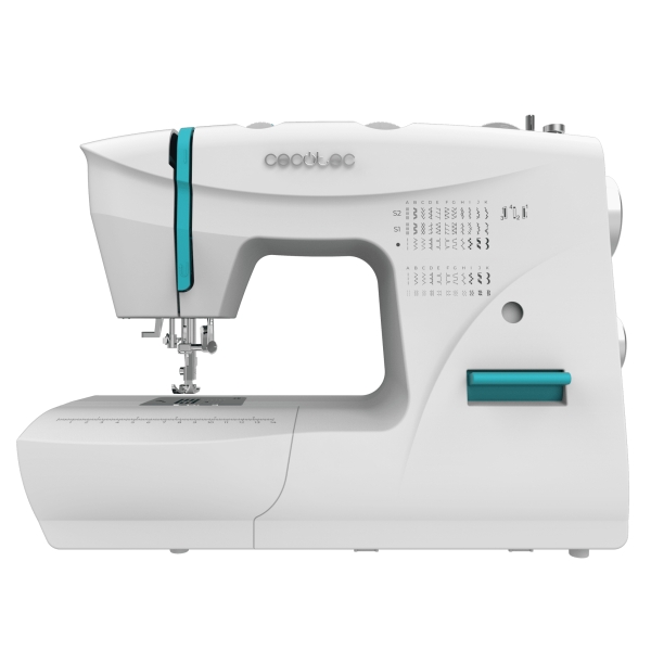 Cecotec BelleCouture 6600 Maquina de Coser - 66 Puntadas Variadas - Ojal en 4 Tiempos - Accesorios Completos - Cambio Rapido de Prensatelas - Luz LED - Brazo Libre y Almacenamiento - Color B