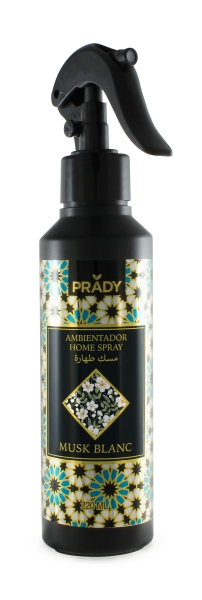 Prady Ambientador Home Spray Coleccion Oriental Musk Blanc - Frasco de 220 ml - Spray Pulverizador