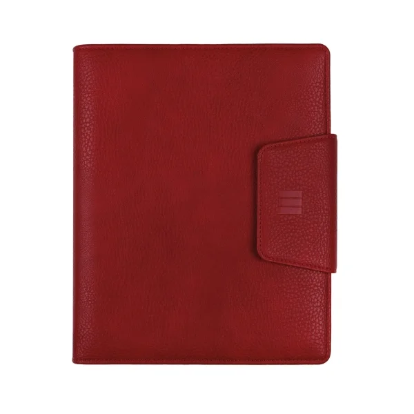 Finocam Open Nova Agenda Organizador - Anual 2026 - Formato 1000 - 205x43x249mm - Semana Vista en Vertical - Color Rojo