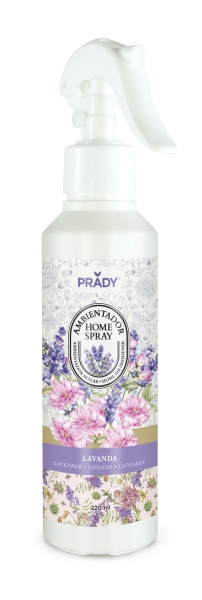 Prady Ambientador Home Spray Lavanda - Frasco de 220 ml - Spray Pulverizador
