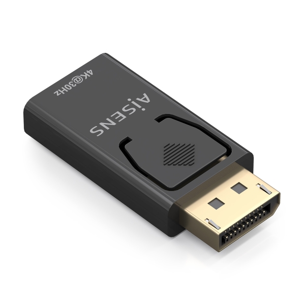 Aisens Conversor DisplayPort a HDMI - DP/M - HDMI/H - 4K30Hz - Color Negro