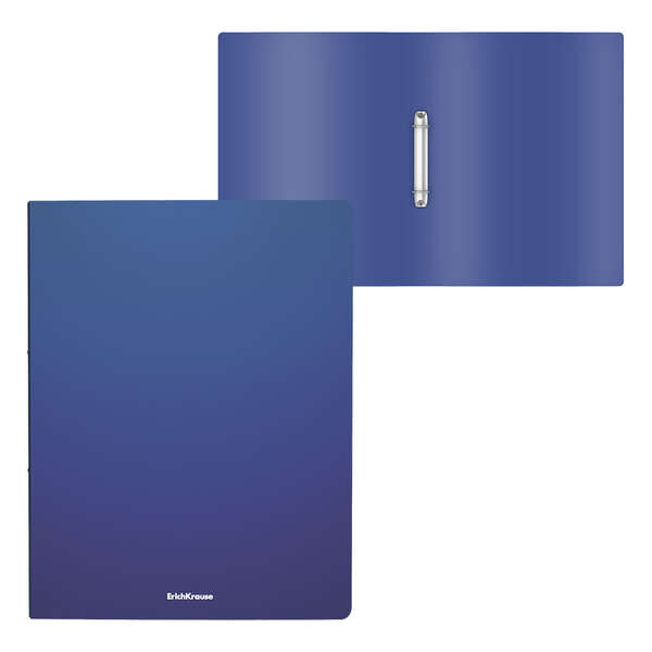 Erichkrause Matt Classic Carpetas de 2 Anillas 24mm - Tamaño A4 - Color Azul · Pack de 4 uds.