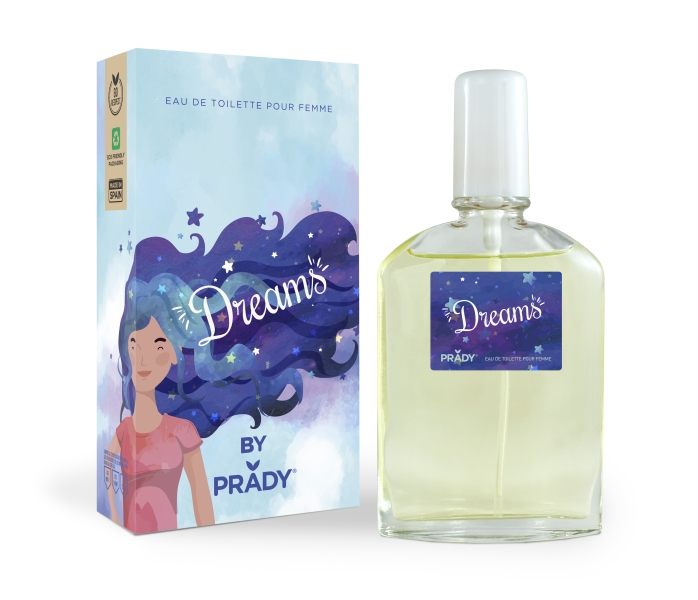 Prady Colonia de Mujer Dreams - Frasco de 90 ml - Spray Pulverizador