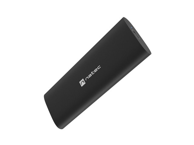 Natec Rhino M.2 Caja Externa para Discos SSD M.2 - NVME Lite - USB-C 3.2 - Compatible con Discos de Hasta 10TB - Color Negro