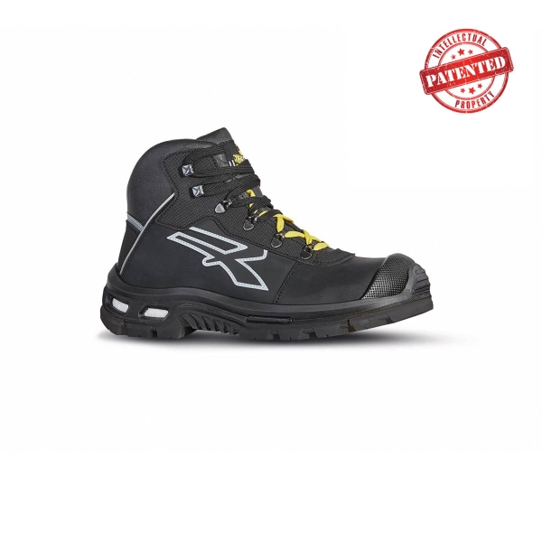 Upower Silver S ESD Zapato de Seguridad ESD - Talla 38 - Parte Superior Hidrofuga, Costuras de Kevlar, Puntera AirToe Aluminium, Suela Antiperforacion, Antideslizante, Proteccion S3S CI FO S