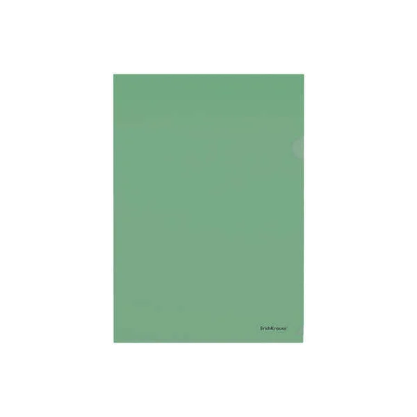 Erichkrause Fizzy Classic Dossier Uñero A4 Semitransparente - Acabado Piel de Naranja - Color Verde · Pack de 12 uds.