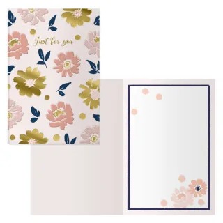 Dohe Pack de 6 Tarjetas de Felicitacion - 11.5x17cm - Impresion a Todo Color - Estampaciones con Pelicula de Color - Estampacion en Seco - Papel Offset Blanco de 300gr - Incluye Sobre de Col