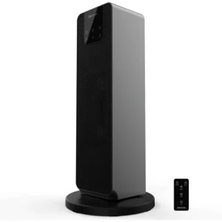 Cecotec ReadyWarm 2000 Max Ceramic Rotate Smart Calefactor Ceramico de Torre - 2000W - Pantalla Digital Tactil - Oscilante - Tres Modos de Funcionamiento - Temporizador - Color Negro