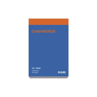 Dohe Talonarios Preimpresos a Dos Tintas - Octavo Natural - 100 Hojas