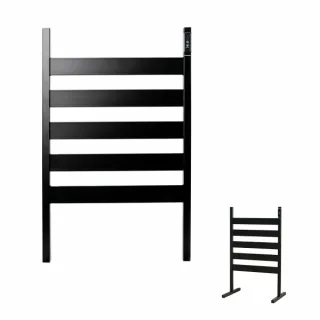 Innovagoods Towarck Toallero Electrico de 5 Barras - Potencia 140W - IP44 - Cable 140cm - Incluye Accesorios - Temperatura Regulable - Temporizador - Apagado Automatico - 50x80x10cm - Color