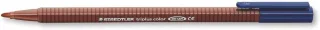 Staedtler Triplus Color 323 Rotulador de Punta Fina - Trazo 1mm Aprox - Tinta Base de Agua - Color Pardo Van Dyck · Pack de 10 uds.