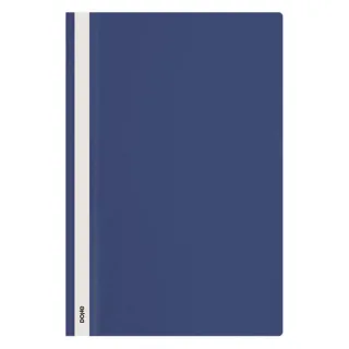 Dohe Dosier con Fastener - Tamaño Folio - Cubierta Transparente y Trasera Opaca - Fabricado en Polipropileno · Pack de 10 uds.