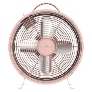 Cecotec EnergySilence 400 RetroDesk Ventilador de Sobremesa con 4 Aspas - 25W - Diametro de 20cm - 2 Velocidades - Elegante y Minimalista - Uso Sencillo e Intuitivo - Rejilla Protectora - Co