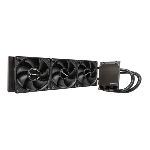 Unykach Aquasphere PRO 360 TRX4 Kit de Refrigeracion Liquida - 3 Ventiladores de 120mm y 2000RPM - Diseñada Para Procesadores TR4 de Alta Potencia con TDP Hasta 450W