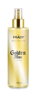 Prady Body Splash Golden Man - Frasco de 250 ml - Spray Pulverizador