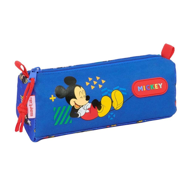 Safta Mickey Mouse Today Portatodo - Cremallera - 1.20L - 210x70x80mm - Color Azul