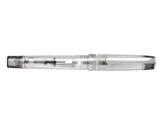 Pilot Prera Pluma Estilografica - Cuerpo Transparente - Incluye Convertidor y Cartucho de Tinta - Color Negro