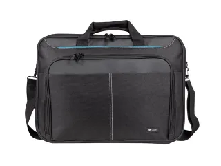 Natec Doberman Maletin para Portatiles de 17.3" - Sistema Anti-Impactos - Resistente a la Abrasion - Gran Capacidad - Color Negro