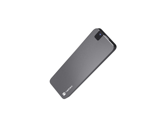 Natec Rhino M.2 Caja Externa para Discos SSD M.2 - NVME/PCIe - USB-C 3.2 - Compatible con Discos de Hasta 10TB - Color Aluminio