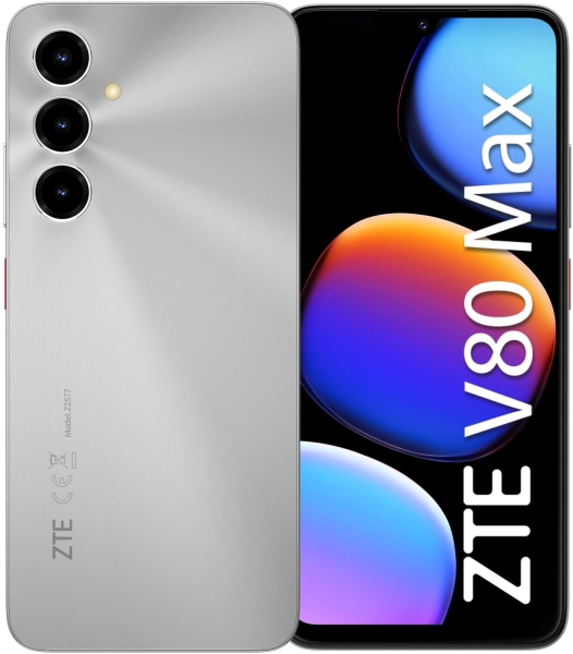 ZTE Blade V80 Max Smartphone Pantalla 6,9" - 4 GB - 128 GB - 120 Hz - Camara 50 MP - Bateria 6000 mAh - Color Plata