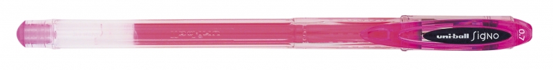 Uni-ball Signo UM-120 Boligrafo de Tinta Gel - Punta de Bola 0.7mm - Tinta Resistente al Agua y Luz - Color Rosa · Pack de 12 uds.