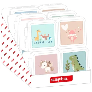Safta Expositor para Fiambreras Infantiles - Expositor para Fiambreras - 290x340x340mm - Colores Surtidos