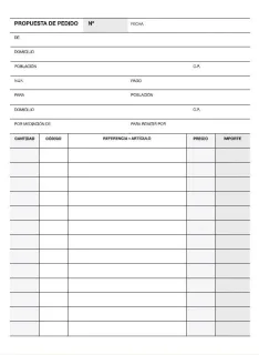 Apli Talonario Pedido 1/4 Natural Lito A-27 - Papel Autocopiativo - 25 Juegos por Talonario - Numeracion Secuencial - Tamaño 1/4 - Natural