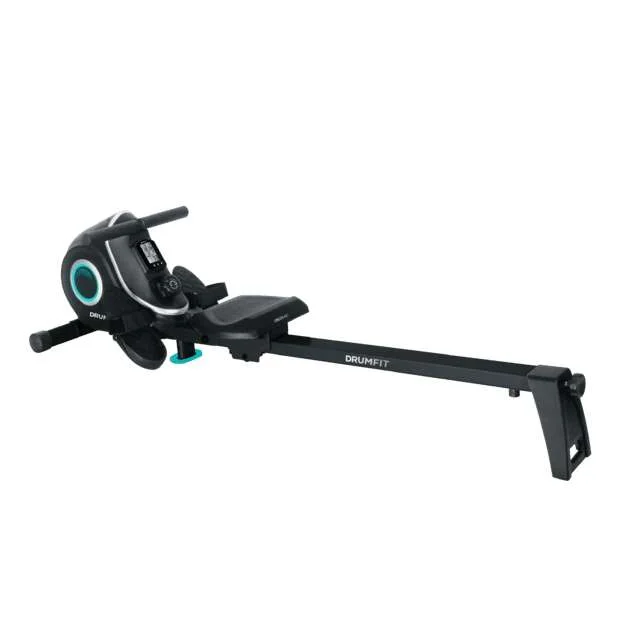 Cecotec DrumFit Rower 7000 Regatta Maquina de Remo Plegable - Resistencia Magnetica - 10 Niveles - Volante de Inercia 7kg - Deslizamiento Silencioso - Pantalla LCD - Reposapies y Ruedas