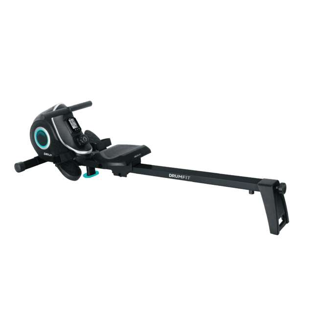 Cecotec DrumFit Rower 7000 Regatta Maquina de Remo Plegable - Resistencia Magnetica - 10 Niveles - Volante de Inercia 7kg - Deslizamiento Silencioso - Pantalla LCD - Reposapies y Ruedas