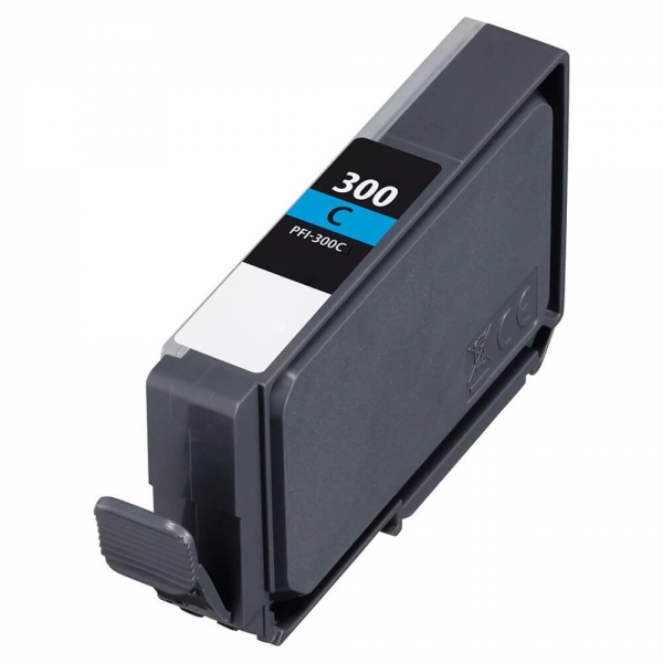 Canon PFI300 Cyan Cartucho de Tinta Pigmentada Generico - Reemplaza 4194C001/PFI-300C