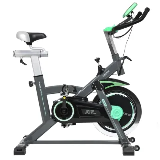 Cecotec Extreme 20 X Bicicleta Estatica con Volante de 20kg - Bajo Ruido - Resistencia Variable - LCD Multifuncion - Freno de Emergencia - Calapies - Sillin Acolchado Ajustable - Color Gris