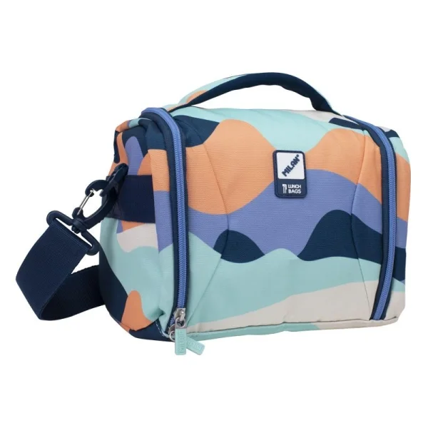 Milan The Fun Bolsa Isotermica Porta Alimentos 5L - Interior Aislante Termico - Apertura Total - Correa Regulable y Extraible