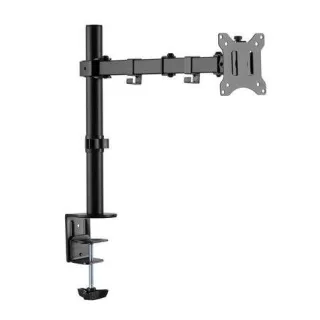 Cromad Soporte de Mesa con Brazo Articulado para Monitor de 13"-32" - Giratorio, Inclinable y Extensible - Gestion de Cables - Peso Max 8kg - VESA 100x100mm