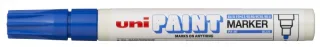 Uni-ball PX-20 Marcador de Pintura - Punta Acrilica de Bala 2.2-2.8mm - Permanente en Todas las Superficies - Resistente a Luz y Agua - Soporta Hasta 250ºC - Color Azul · Pack de 12 uds.