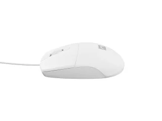 Natec Ruff 2 Raton Optico - 1000 dpi - Cable de 1,5 mtrs - 3 Botones - Color Blanco