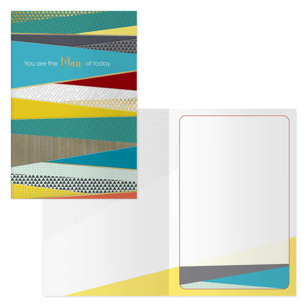 Dohe Pack de 6 Tarjetas de Felicitacion Dia del Padre - 11.5x17cm - Impresion a Todo Color - Estampaciones con Pelicula de Color - Estampacion en Seco - Papel Offset Blanco de 300gr - Incluy