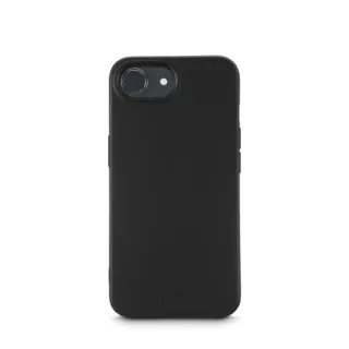 Hama Fantastic Feel Funda para iPhone 16E - Poliuretano Termoplastico - Bordes Elevados - Color Negro
