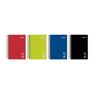 Enri Agenda Escolar con Espiral - Castellano - Tapa Extradura - Formato Octavo - Dia Pagina - Acabado Brillante - Colores Surtidos · Pack de 5 uds.